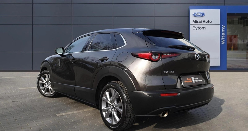 Mazda CX-30 cena 114900 przebieg: 57600, rok produkcji 2021 z Żyrardów małe 379